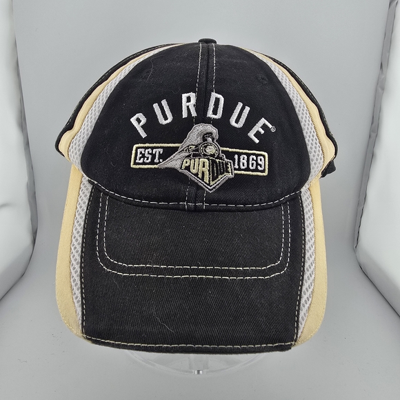 Purdue Boilermakers Embroided Champion Hat Train Logo Mesh Back Cap - Picture 5 of 7